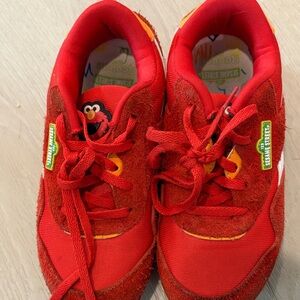 Reebok Kids Red Sneakers with Elmo Design